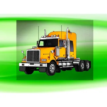 Nášivka WESTERN STAR nažehlovačka 7x5 cm (DTF nažehlovačka nákladní auto)