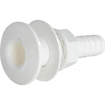 Člun Plastová průchodka na hadici rozměr: 1" A - 32mm, B - 25mm, C - 94mm, D - 62mm