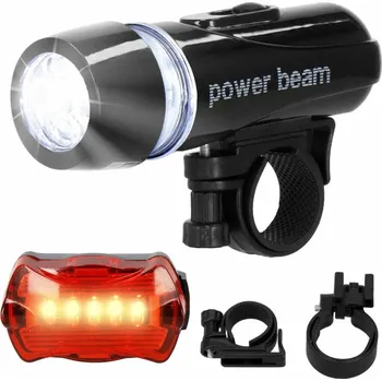 Cyklosvítilna Springos BA0056 přední/zadní černá