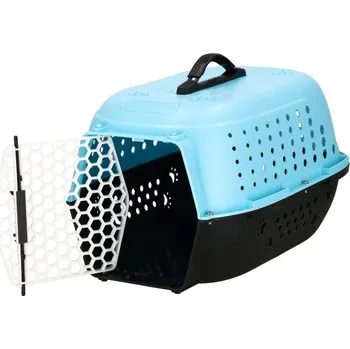 přepravka pro zvíře Springos Nomad 33 x 28 x 48 cm modrá/černá