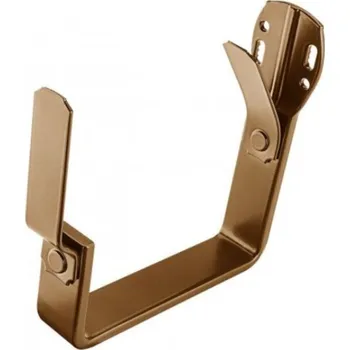 okap Hák hliníkový hranatý do krokve metalický měděný 330 mm