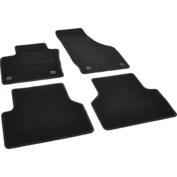 autokoberec Autokoberce textilní přesné černé / černé obšití - Audi Q3 (Typ 8U) (2011-2018) 5-sedadel