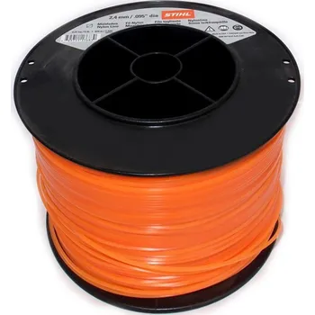Žací struna STIHL 2,4 mm x 420 m (čtyřhranná, oranžová)