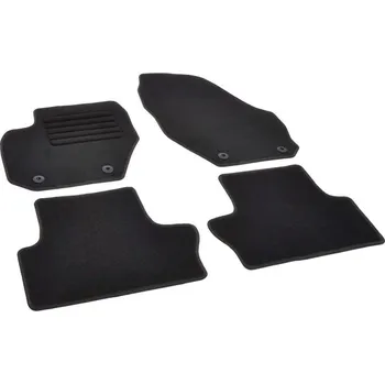autokoberec Autokoberce textilní přesné černé / černé obšití - Volvo XC60 I (Typ Y20) (2008-2017) 5-sedadel