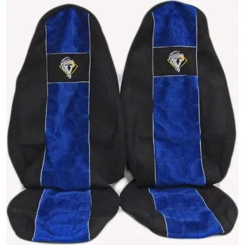 Potah sedadla Autopotahy Volvo FH 2002-2008, pásy na kabině, modré