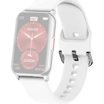 Řemínek na hodinky Náhradní řemínek pro CARNEO LuXii silikonový bílý