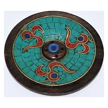 Vonná tyčinka Stojánek Nepál/dřevo/ kámen - ÓM vykládaný