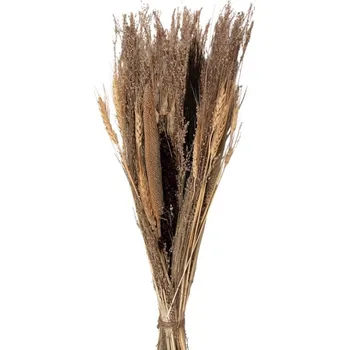 umělá květina Béžovo-hnědá kytice sušených květin – 18x6x60 cm