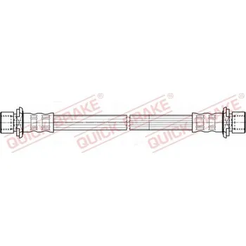 Brzdová hadice Brzdová hadice QUICK BRAKE 25.027