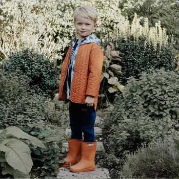 EN-FANT Thermal Jacket Solid Leather Brown 128 (doporučená výška 126-133cm)