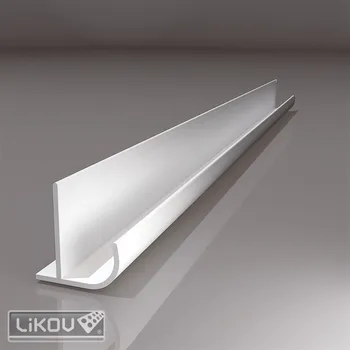 Stavební profil LIKOV Lišta PVC rohová ochranná oblá pro SDK desky G-P PVC š. 12,5mm, délka 3m