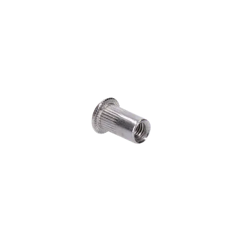 Nýt KOVIAN, s.r.o. AISI304 nýtovací matice M5, plochá, rýhovaný dřík, L-10mm
