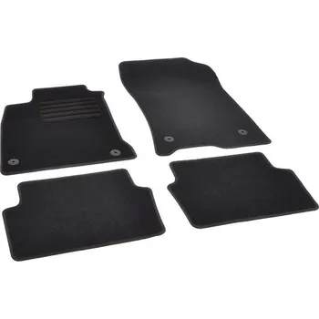 autokoberec Autokoberce textilní přesné černé / černé obšití - Renault Laguna III (Typ X91) Hatchback (2007-2015) 5-sedadel