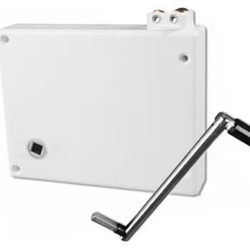 Roleta naviják s klikou pro roletu - navíječ Selve s klikou šňůrový, náhradní díl pro venkovní předokenní roletu, barva bílá