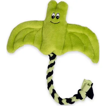 Hračka pro psa Plyšová hračka pro psa – netopýr, zelená Velikost: mini