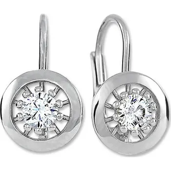 Náušnice Brilio Silver Půvabné stříbrné náušnice s krystaly 436 001 00531 04 + 2 měsíce na vrácení zboží