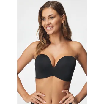 Podprsenka Podprsenka Wonderbra Ultimate Strapless bardot Double Push-Up bez kostic