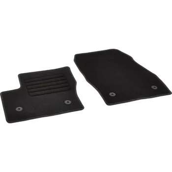 autokoberec Autokoberce textilní přesné černé / černé obšití - Ford Tourneo Connect II (2013-2022) 2-sedadla