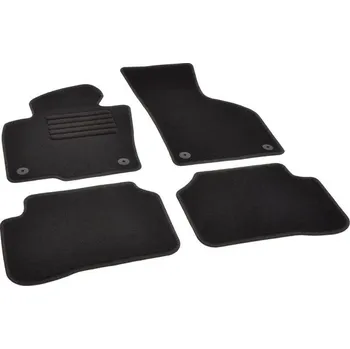 autokoberec Autokoberce textilní přesné černé / černé obšití - Volkswagen Passat (Typ B6 3C) (2005-2010) 5-sedadel