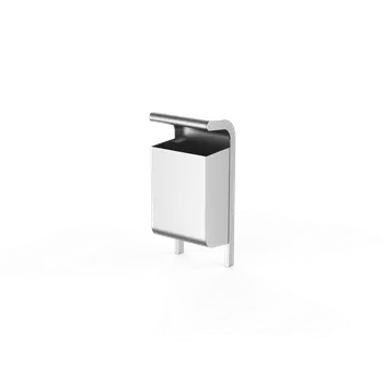 Venkovní odpadkový koš HTI HOCKEY Odpadkový koš KHC105.00 Materiál konstrukce: ocel, Povrchová úprava: komaxit dle RAL