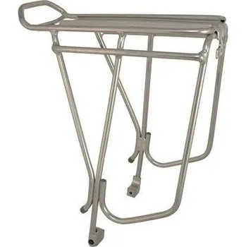 brašna na kolo Trubkový nosič brašen LUGGAGE RACK ALU, OXFORD (kompatibilní s koutouč brzdami a ráfky 26 až 29", stříbrný)