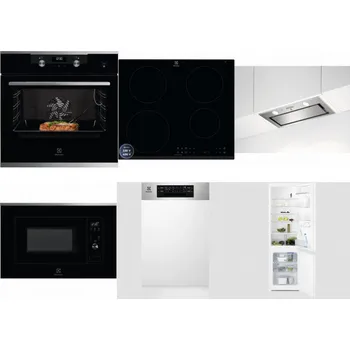 Set domácích spotřebičů ELECTROLUX KODEC75X2 + ELECTROLUX LIR60433B + ELECTROLUX LFG716X + ELECTROLUX LMS2203EMX + ELECTROLUX EEM43300IX + ELECTROLUX LNT3LF18S