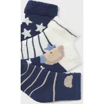 Set 4 ponožek Mayoral 9653 růžové, béžové, zelená barva: modrá, Rozměr: 18 měsíců, 86 cm