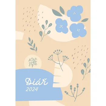 Diář Nakladatelství Booklab Nicole Šestáková, Lucie Gránová A Cup of Style A5 týdenní 2024