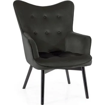 Křeslo Křeslo CARMEN VELVET, Černý Bluvel 18/Černý mat