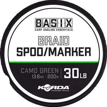 Korda Splétaná Šňůra Basix Spod/Marker Braid 200 m