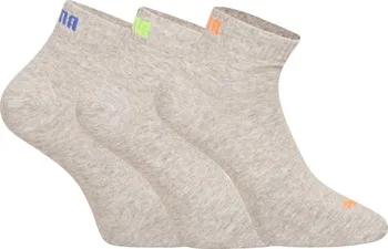 Pánské ponožky PUMA Quarter Plain 271080001-081 3 páry 43-46