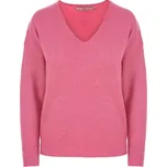 RŮŽOVÝ SVETR S VÝSTŘIHEM Only