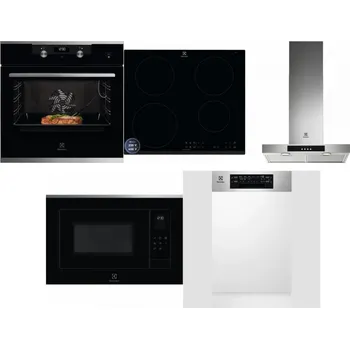Set domácích spotřebičů ELECTROLUX KODEC75X2 + ELECTROLUX LIR60433B + ELECTROLUX LFT426X + ELECTROLUX LMS4253TMX + ELECTROLUX EEM43300IX