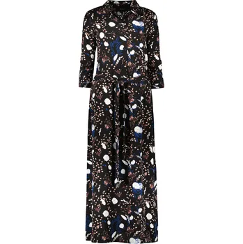 Dámské šaty Dámské košilové šaty ALTISPORT BECCI ČERNÁ S