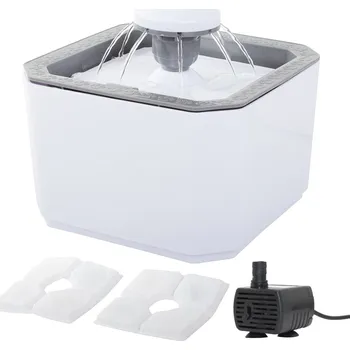 fontána pro kočku Verk 24187 fontána pro domácí mazlíčky 2,5 l bílá