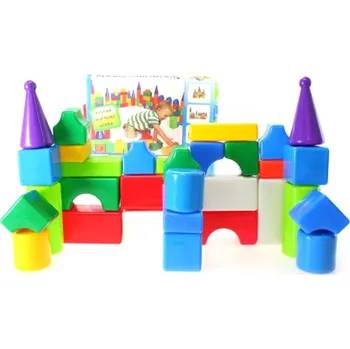 Hračka pro nejmenší Kostky pro děti - 34 dílů