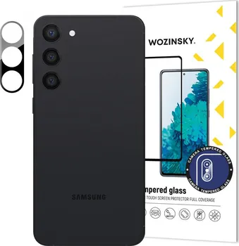 Wozinsky Full Camera Glass ochranné sklo na čočku fotoaparátu pro Samsung Galaxy S23 Plus černé
