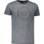 Pánské triko KIXMI RAY TMAVĚ ŠEDÁ M
