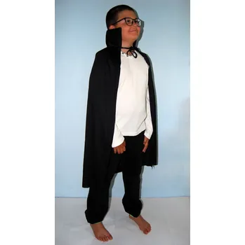 Karnevalový doplněk Dětský látkový plášť s límcem - 90 cm