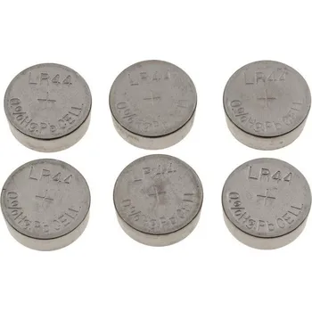 Motodoplněk Náhradní sada 6ks baterií (LR44) pro kotoučové zámky s alarmem BOSS a SCREAMER, OXFORD