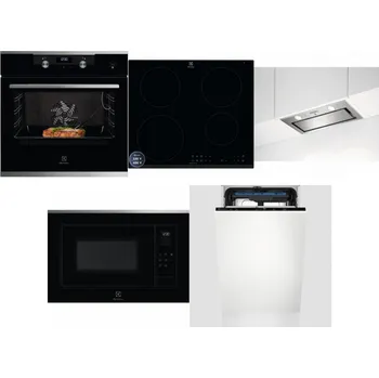 Set domácích spotřebičů ELECTROLUX KODEC75X2 + ELECTROLUX LIR60433B + ELECTROLUX LFG716X + ELECTROLUX LMS4253TMX + ELECTROLUX EEM23100L