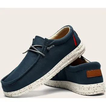 Pánské mokasíny Pánské prodyšné loafers s tkaničkami Barva: Modrá, Velikost: 42