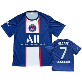 Pánský fotbalový dres PSG 7 Mbappé 2023 modrý