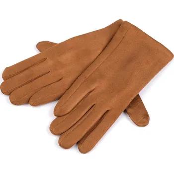 Rukavice Dámské rukavice přechodní, barva 1 hnědá koňak