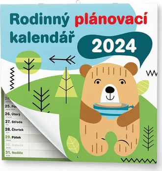 Kalendář Baloušek Tisk Nástěnný poznámkový plánovací kalendář Rodinný 2024