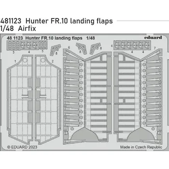Plastikový model Eduard 1/48 Hunter FR.10 landing flaps (AIRFIX)