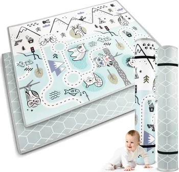 Hrací deka Hrací vzdělávací pěnová podložka pro děti NK-342 180 x 150 cm