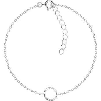 Náramek Stříbrný náramek KRUH