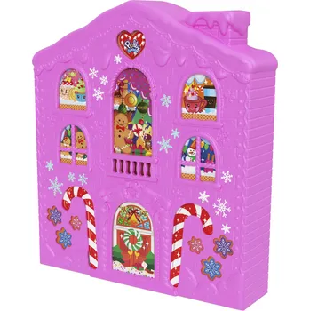 Figurka Mattel Polly Pocket adventní kaledář HKW16 Perníková chaloupka