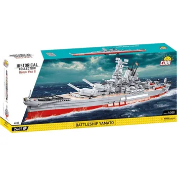COBI World War II 4833 Battleship Yamato Stavebnice COBI COBI World War II 4833 Battleship Yamato